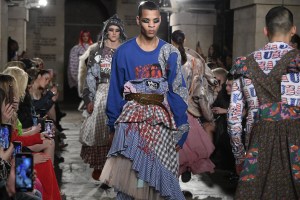 Matty Bovan RTW Fall 2022 ​on Feb. 18, 2022 in London.