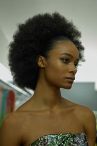 Backstage at Halpern RTW Fall 2022 ​on February 19, 2022 in City.
