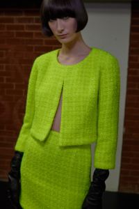 Backstage at Halpern RTW Fall 2022 ​on February 19, 2022 in City.
