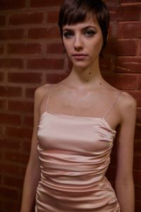 Backstage at Halpern RTW Fall 2022 ​on February 19, 2022 in City.