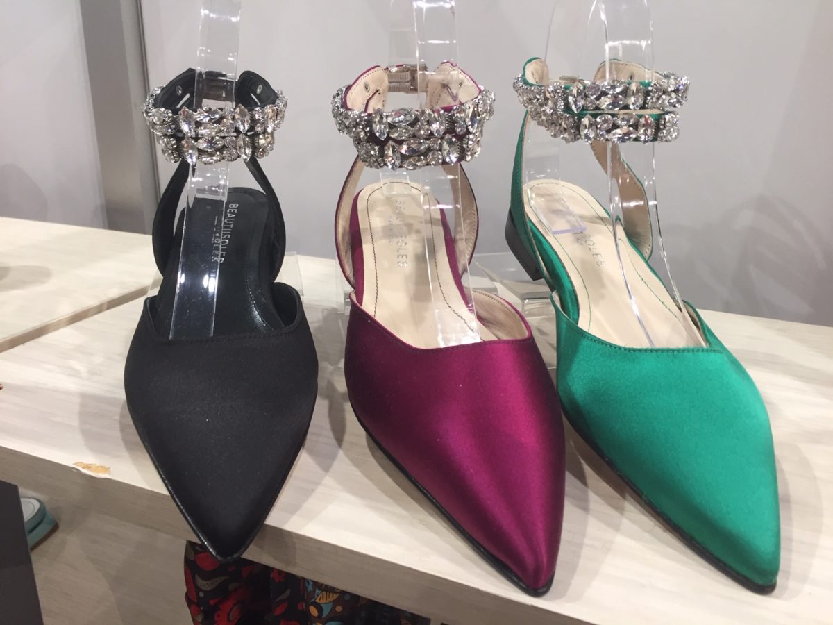 Footwear trends at the February Magic and Project shows saw metallic shine, thick soles and over-the-knee velvet boots.