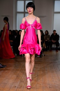 Runway at Huishan Zhang RTW Fall 2022 on February 19, 2022 in London