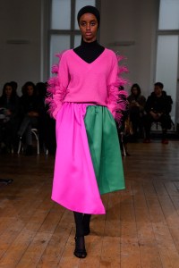 Runway at Huishan Zhang RTW Fall 2022 on February 19, 2022 in London