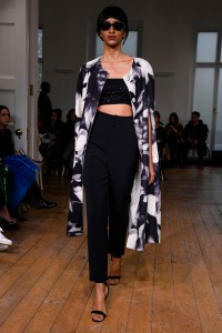 Runway at Huishan Zhang RTW Fall 2022 on February 19, 2022 in London
