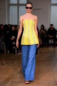 Runway at Huishan Zhang RTW Fall 2022 on February 19, 2022 in London