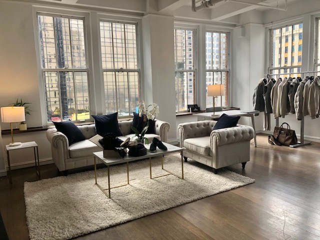 The new Mandelli showroom on 57th Street.