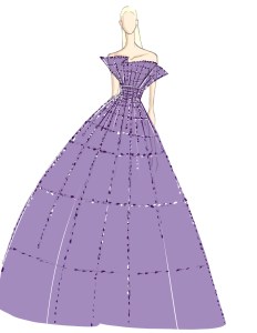 "This season we found inspiration in the exquisite designs of Fabergé eggs" - Pamella Roland