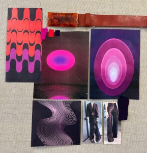 "For this collection, I layered patterns and textures in a daring manner, and played with the idea of a sort of game of reversals, applying rich patterns usually reserved for thicker materials, such as wool, and placing them over softer, lighter fabrics." — Silvia Tcherassi