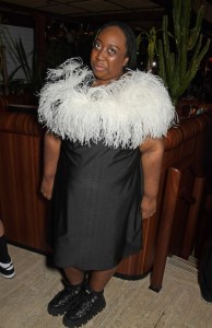 LONDON, ENGLAND - FEBRUARY 21:  Jeanie Annan-Lewis attends the Perfect Magazine LFW party hosted by Katie Grand & Bryan Tambao aka Bryanboy at The Standard with BY FAR & ANTI-AGENCY, celebrating Perfect issue 2, on February 21, 2022 in London, England.  (Photo by David M. Benett/Dave Benett/Getty Images for Perfect Magazine)