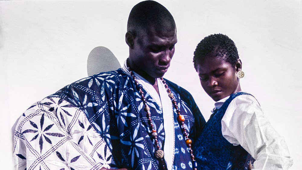 Looks from Kofi Ansah "Indigo" couture. Accessories by Kati Torda Dagadu at Sun Trade.