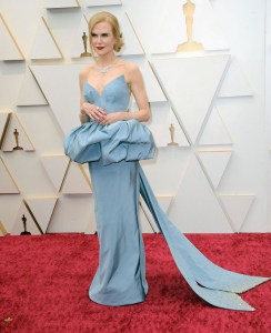 The 94th Annual Academy Awards, Nicole Kidman, blue dress, march 27 2022