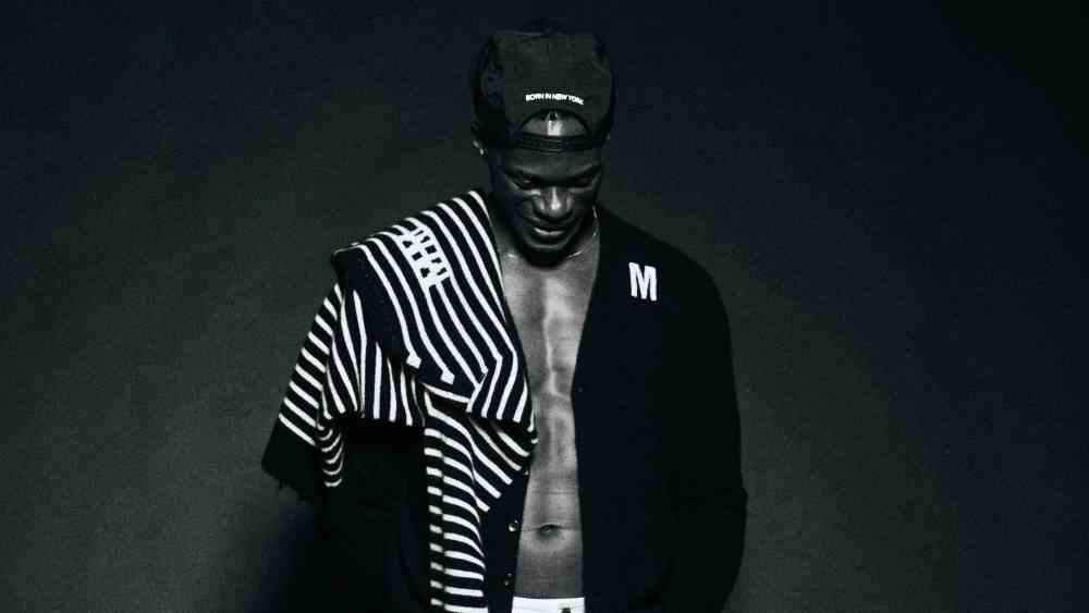 A look from Michel Men's new cashmere collection.