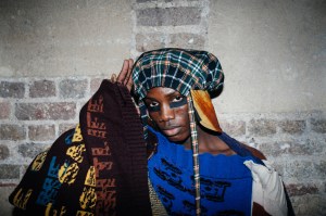 Backstage at Matty Bovan RTW Fall 2022 ​on February 19th, 2022 in London.