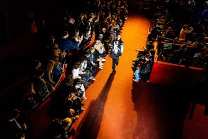 The scene in the front row at Midnight Studios by Shane Gonzales.