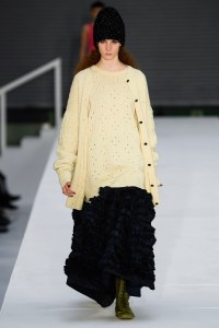 Runway at Molly Goddard RTW Fall 2022 on February 19, 2022 in London