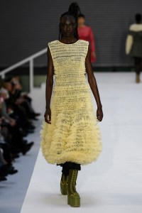 Runway at Molly Goddard RTW Fall 2022 on February 19, 2022 in London