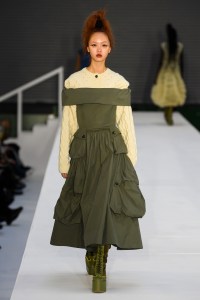Runway at Molly Goddard RTW Fall 2022 on February 19, 2022 in London