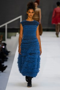 Runway at Molly Goddard RTW Fall 2022 on February 19, 2022 in London
