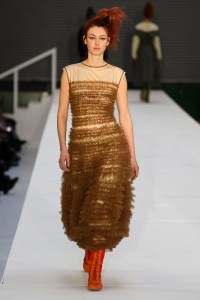 Runway at Molly Goddard RTW Fall 2022 on February 19, 2022 in London