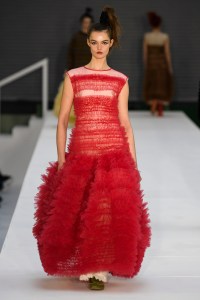 Runway at Molly Goddard RTW Fall 2022 on February 19, 2022 in London