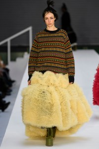 Runway at Molly Goddard RTW Fall 2022 on February 19, 2022 in London