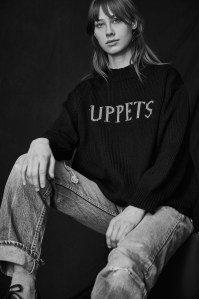 Puppets & Puppets FW22 intarsia sweater.