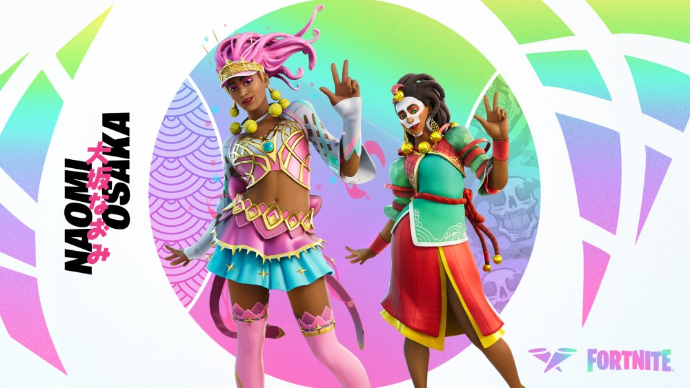 The Naomi Osaka outfits in Fortnite