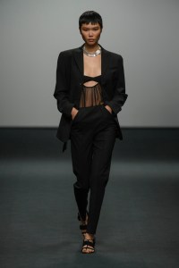 Runway at Nensi Dojaka RTW Fall 2022 ​on February 19, 2022 in City.