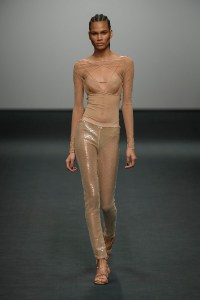 Runway at Nensi Dojaka RTW Fall 2022 ​on February 19, 2022 in City.