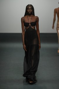 Runway at Nensi Dojaka RTW Fall 2022 ​on February 19, 2022 in City.