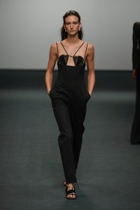 Runway at Nensi Dojaka RTW Fall 2022 ​on February 19, 2022 in City.