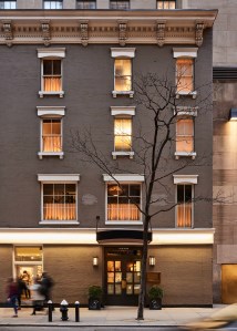 Pebble Bar is located inside a townhouse at Rockefeller Center.