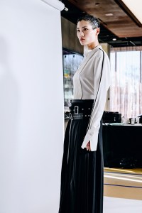 Backstage at Peter Do RTW Fall 2022