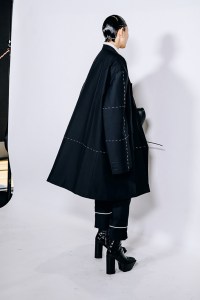Backstage at Peter Do RTW Fall 2022