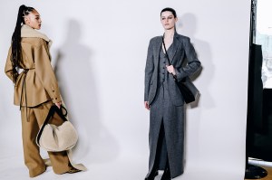 Backstage at Peter Do RTW Fall 2022