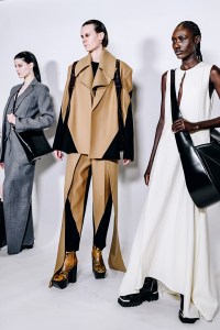 Backstage at Peter Do RTW Fall 2022