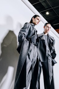 Backstage at Peter Do RTW Fall 2022
