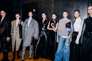 Backstage at Peter Do RTW Fall 2022