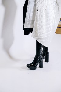 Backstage at Peter Do RTW Fall 2022