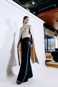 Backstage at Peter Do RTW Fall 2022