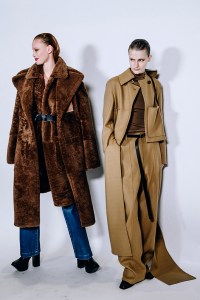 Backstage at Peter Do RTW Fall 2022