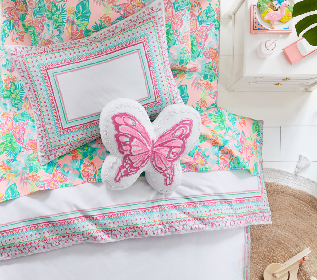 Pottery Barn Kids and Pottery Barn Teen expand their collaboration with fashion brand Lilly Pulitzer with new collections.