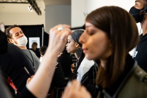 Backstage at Prabal Gurung RTW Fall 2022