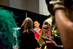 Backstage at Prabal Gurung RTW Fall 2022