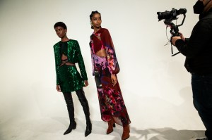 Backstage at Prabal Gurung RTW Fall 2022