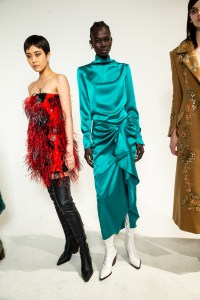 Backstage at Prabal Gurung RTW Fall 2022