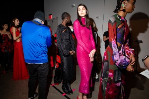 Backstage at Prabal Gurung RTW Fall 2022