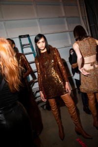 Backstage at Prabal Gurung RTW Fall 2022