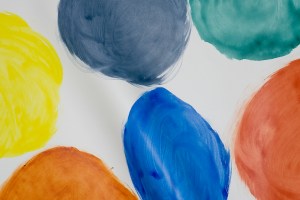 Recycled leather with hand-painted look by Eredi Mezzabotta Maria, Italy.