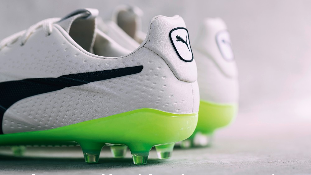 The King Platinum 21 Vegan is Puma's first King football boot not made with animal products